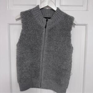 NWOT Line The Label Grey Full Zip Vest XS